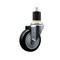 Service Caster 4'' Black Poly Wheel Swivel 1-7/8'' Expanding Stem Caster SCC-EX20S414-PPUB-BLK-178 - alternate 1